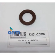 MESIN OIL SEAL 93101-25018 15PK B 25X38X6 STICK ENGINE SPARE PARTS STICK ENGINE SPARE PARTS/ OIL SEA