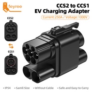 feyree CCS2 to CCS1 Adapter DC Fast EV Charging Adapter From CCS2 to CCS1 EV Charger CCS2 to CCS1 fo