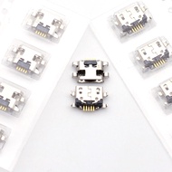 50pcs Micro USB Jack Charging Socket Port Plug Dock Connector Heavy plate 1.2mm For Samsung A10 A10s