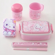 (Hello Kitty) 日本Sanrio 便當餐具福袋 (共4件)