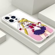 Case iPhone 13 Pro Max 13PRO 12PRO 13PROMAX 12PROMAX 12MINI 13MINI 12 MINI 12 Pro Max MF057A Sailor Moon Silicone fall resistant soft Cover phone Case