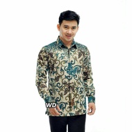 Quality Fine Cotton Long Sleeve Batik Shirt For Men