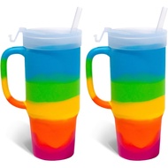 Silipint 32oz  Humbler Tumbler with Handle, Flip Lid and Straw – BPA-Free, Non-Toxic, Unbreakable, M