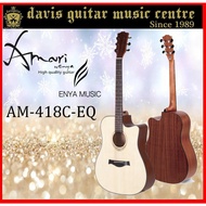 Enya Amari Electric Acoustic Guitar AM-418C-EQ with FREE Bag (2 Days Delivery)