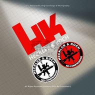 [S-Class Craft] HK Heckler & Koch Military Military Label Body Sticker Car Sticker Water Elastic Saf
