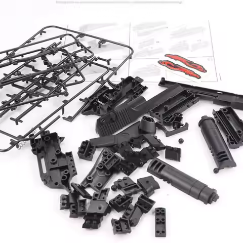 DIY Building Blocks Weapon Desert Eagle Plastic Pistol Model for Boys Puzzle Toys