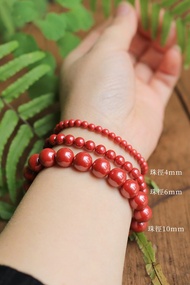 春秋手作 | 硃砂手串4mm與6mm | 原礦帝王硃砂 闢邪 化太歲 | 禮