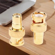 【Louisheart】 Video Audio AV Cables BNC Male To RCA Female Adapter 75ohm Gold Plated Connector BNC Ma