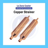 Refrigerator Copper Filter Drier Copper Strainer Freezer Fridge Single Head Double Head 16mm 19mm 25