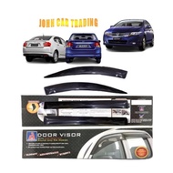 Honda City 5TH GEN 2009~2013 4" Window Door Visor (AG) Medium H.City TMO Air Press City 1.5 I-VTEC D