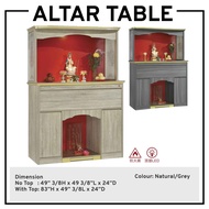 Altar Table Altar Cabinet Prayer Cabinet Prayer Table 4ft Altar Table Chinese FengShui Table Buddha Table 神台 4尺