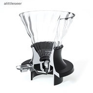 EE  Immersion Coffee Dripper Glass V60 Coffee Maker V Shape Drip Coffee Filter n