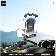 BSS MOXOM MX-VS144 Four Corner Clamp Arm Phone Holder Lalamove Grab Shopee Rider Motor