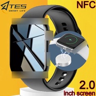 TES 2022 NEW Smart Watch Series 7 Always On Display IP68 Waterproof Men Women 45mm Smartwatch NFC Siri for Xiaomi Huawei Vivo Oppo ios