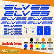 Wellsunny Elves Bike Stickers Elves Sticker Decals