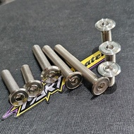 M6 L bolts / 10 stainless steel bolts, disc bolts, M6 disc bolts, 10 bolts, handmade slim lathes, tr