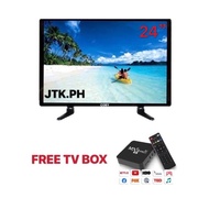 COBY 24 LED TV (screen 22 inches) With Free Smart TV BOX for YouTube,Netflix,Chrome,Etc