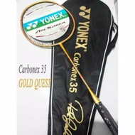 Raket Badminton Yonex Carbonex 35 Extended BLACK & GOLD QUEST Edition Murah