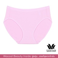 Wacoal Panty กางเกงในรูปทรง BIKINI รูปแบบเรียบ - WU1C34