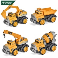 CFSTORE Medium Sized Engineering Vehicle Inertia Sliding Toy Car Excavator Bulldozer Dump Truck Trac