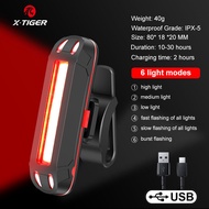 X-Tiger จักรยานไฟท้ายแอลอีดีซุปเปอร์สว่างไฟจักรยาน USB ชาร์จ Seatpost ส้อมไฟเตือนความปลอดภัยไฟท้ายรถจักรยาน X-Tiger จักรยานไฟท้ายแอลอีดีซุปเปอร์สว่างไฟจักรยาน USB ชาร์จ Seatpost ส้อมไฟเตือนความปลอดภัยไฟท้ายรถจักรยาน