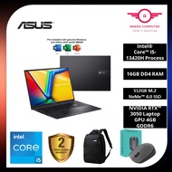 Asus Vivobook 16X K3605V-CRP2008WS 16'' WUXGA Laptop Indie Black ( i5-13420H, 16GB, 512GB SSD, RTX30
