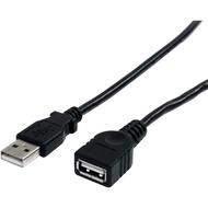StarTech.com 3 ft Black USB 2.0 Extension Cable A to A - M/F - 3 ft USB A to A Extension Cable - 3ft