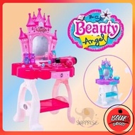 Kids Vanity Table Mirror Dresser Table Toys (superworth)