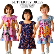 R6L2 Butterfly Dress for kids 3 to 15mos with garter