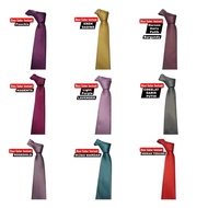 Instant Tie with Striped Pattern, 3 inches wide - (8cm), Many Colors, Men's Formal Tie, Ready to Wea