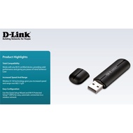 D-LINK DWA-123 N150 Wireless Wifi Adapter/Wifi Dongle for Desktop Laptop