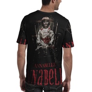 Annabelle Doll Horror T-shirt Fullprint Polyester Jersey Material [PO 3 Days] || Please Order Now