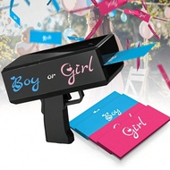 101pcs-Gender Reveal Money Gun Shooter With Pink And Blue Prop, Handheld Spray Gun For Gender Reveal