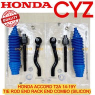 Combo Set HONDA ACCORD T2A 2.0 2.4 14-19Y Tie Rod End / Rack End / Steering Boot