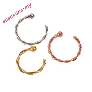 AUGUSTINA Fake Nose Ring 1pcs New Fake Septum Fake Piercing Copper Girls Men Titanium Ring
