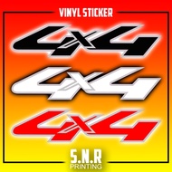 2 Pcs 4X4 High Quality Vinyl Sticker