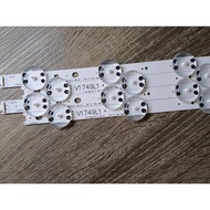 LG TV Backlight Strips Big Lens LG49UV340C-UB V17 49 R1 / L1 B6916L-2863A 2862A lamp strip LG 49UV3
