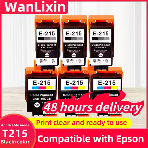 1set 5set 20set T215 T-215 215 Pigment Ink Cartridge for Epson WF-100 WF100 WF-100W WF100W Printer I