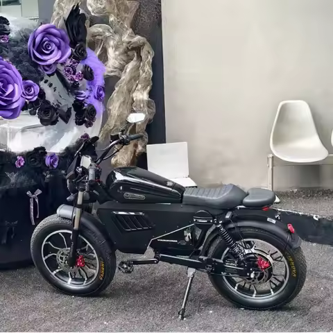 Off-road Electric motorcycle 3000W large motor 60V 45AH battery all-terrain e-bike 20-inch tire adul