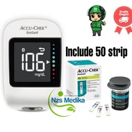 Accu Check Instant Include 50 Strips - Accu Blood Sugar Check Tool Code 545