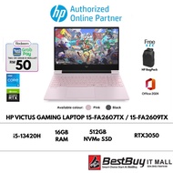 HP Victus Gaming Laptop 15-fa2607TX / 15-fa2609TX (i5-13420H/ 16GB D4/ 512GB/ RTX3050)