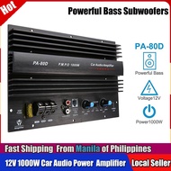 12V 1000W Amplifier Car Board Audio Power Amplifier Powerful Super Bass Subwoofers Professional