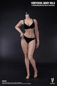 VCD-05B VERYCOOL 1/6 鉑金矽膠 無縫包膠 健美身材 自然膚色 女鋼骨素體 全新現貨 收縮膠未開 可面交可寄順豐到付 議價不回!