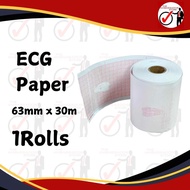 63mm x 30m ECG Electrocardiogram Thermal Paper for ECG Machine