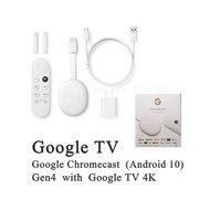 Google TV Google Chromecast (Android 10) Gen4 with Google TV 4K