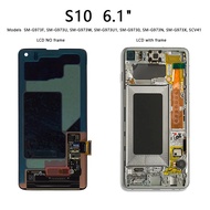 AMOLED S10 Lcd Touch Display For SAMSUNG Galaxy S10 G973F/DS G973F G973 S10 Plus G975 G975F G975F/DS