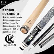 STICK BILLIARD KONLLEN DRAGON SERIES CUE LEATHER GRIP LOW DEFLECTION / STICK KONLLEN DRAGON - Sports