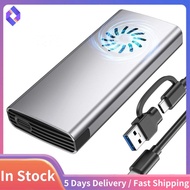 NVMe Enclosure SSD M.2 Adapter,  SSD NVMe to USB C 3.2 Gen 2 10Gbps NVMe Adapter for 2242 2280 SSD R