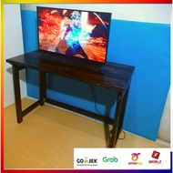 Folding work table, minimalist table, Full wood, 100x50x75