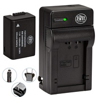 Big Mike's DMW-BMB9 Battery and Battery Charger for Panasonic Lumix DC-FZ80, DC-FZ80D, DMC-FZ40K, DM